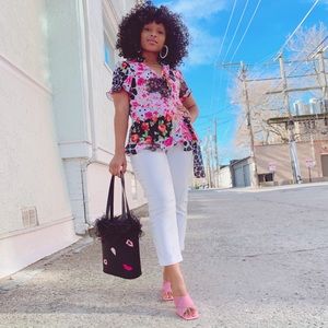 Vintage floral blouse